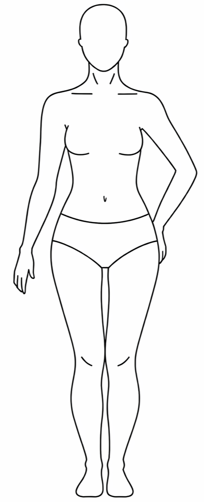 Body measurement guide